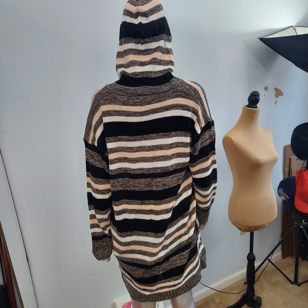 Eve Taylor Hooded Knit Duster 2X - Picture 4 of 9